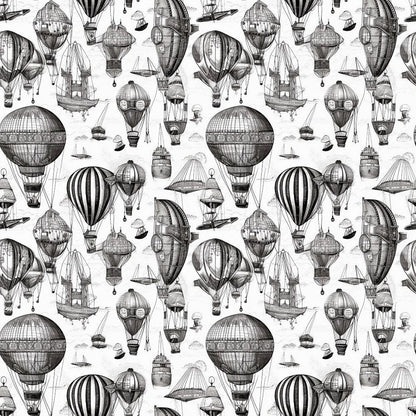 Steampunk Pipes Pattern 9 Quilting Cotton Fabric