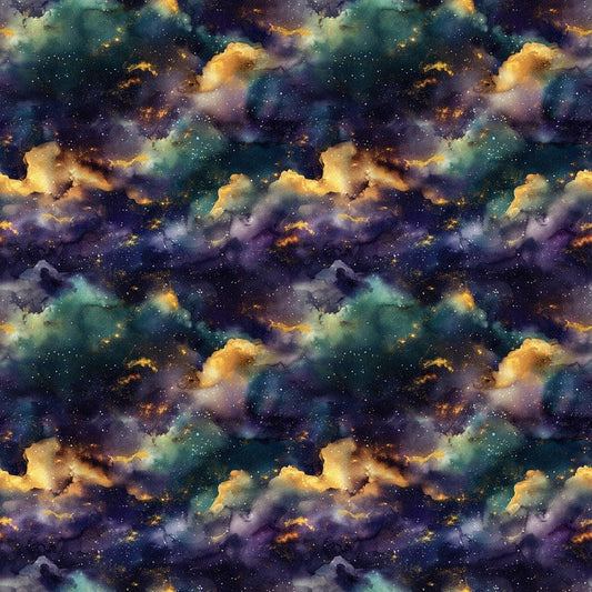 Leo Zodiac Pattern 17 Quilting Cotton Fabric