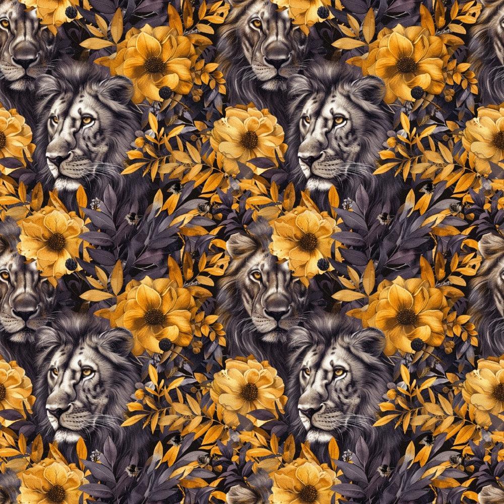Leo Zodiac Pattern 5 Quilting Cotton Fabric