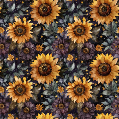 Leo Zodiac Pattern 8 Quilting Cotton Fabric