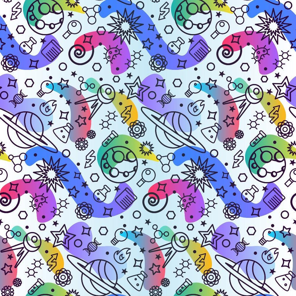 Space Science Pattern 3 Quilting Cotton Fabric