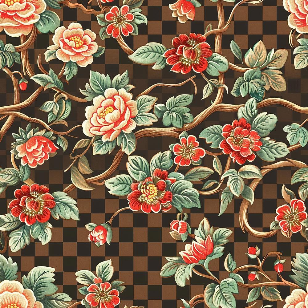 Floral Scrollwork Pattern 2 Quilting Cotton Fabric