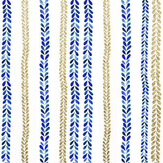 Shabbat Shalom Pattern 4 Quilting Cotton Fabric