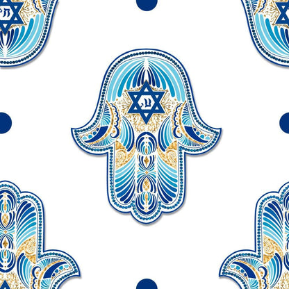 Shabbat Shalom Pattern 8 Quilting Cotton Fabric