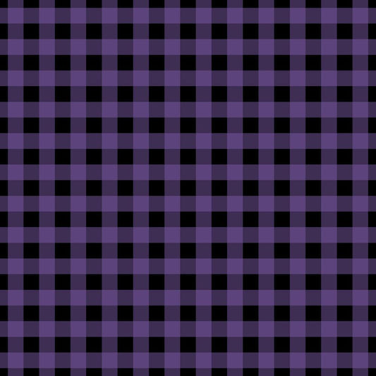 Halloween Plaid Pattern 1 Quilting Cotton Fabric