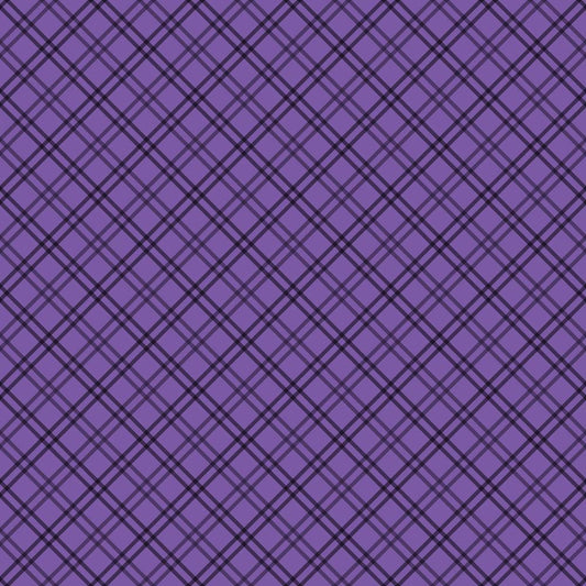 Halloween Plaid Pattern 5 Quilting Cotton Fabric