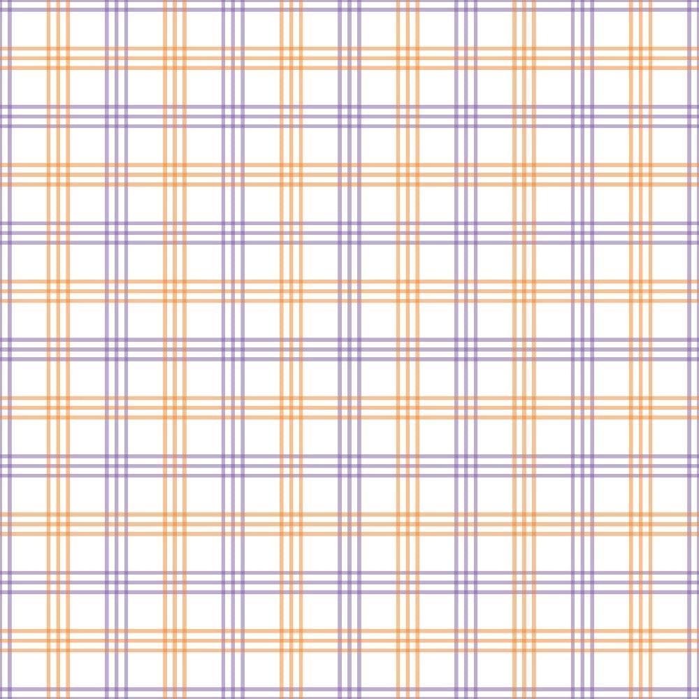 Halloween Plaid Pattern 11 Quilting Cotton Fabric