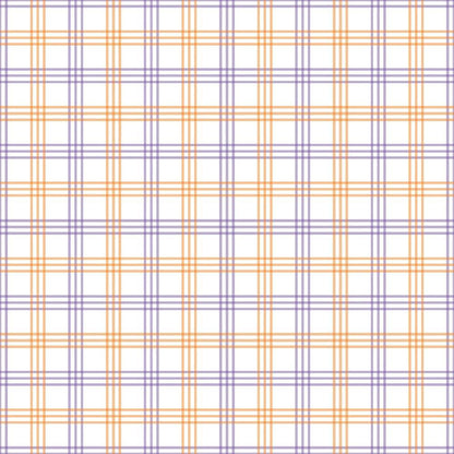 Halloween Plaid Pattern 11 Quilting Cotton Fabric