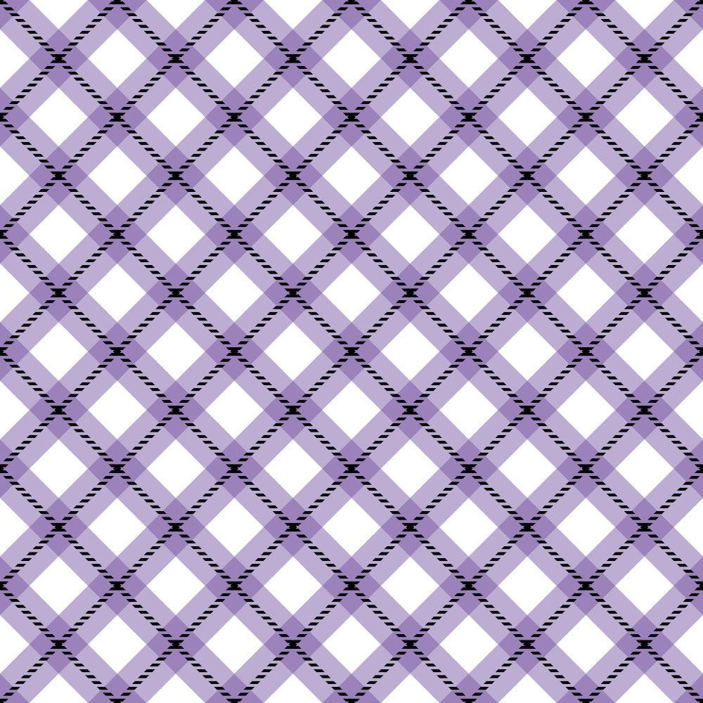 Halloween Plaid Pattern 14 Quilting Cotton Fabric