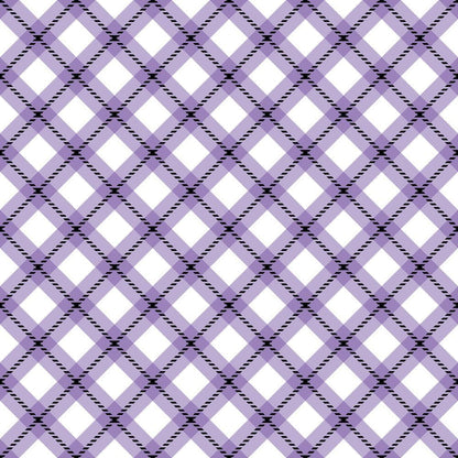 Halloween Plaid Pattern 14 Quilting Cotton Fabric