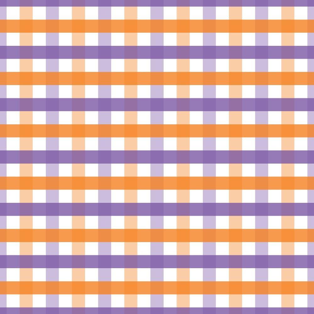 Halloween Plaid Pattern 18 Quilting Cotton Fabric