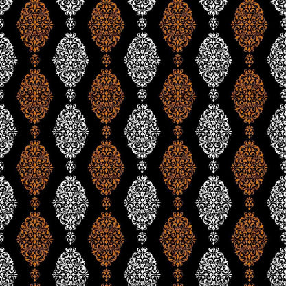 Elegant Halloween Pattern 11 Quilting Cotton Fabric