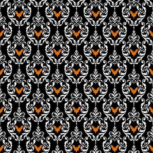 Elegant Halloween Pattern 19 Quilting Cotton Fabric