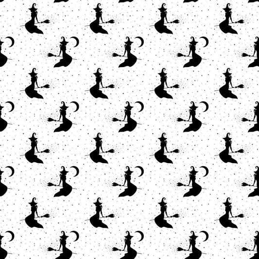Elegant Halloween Pattern 15 Quilting Cotton Fabric