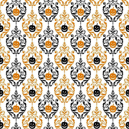 Elegant Halloween Pattern 16 Quilting Cotton Fabric