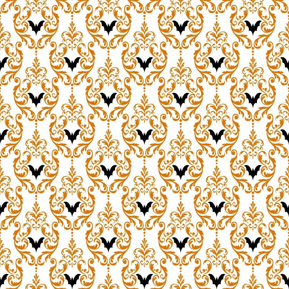 Elegant Halloween Pattern 21 Quilting Cotton Fabric