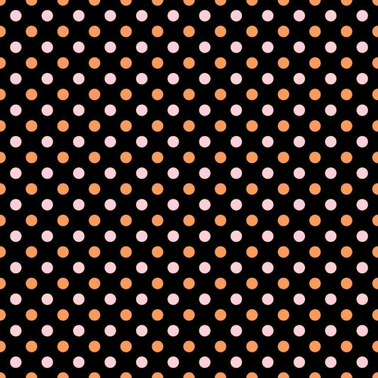 Small Pink Halloween Pattern 19 Quilting Cotton Fabric