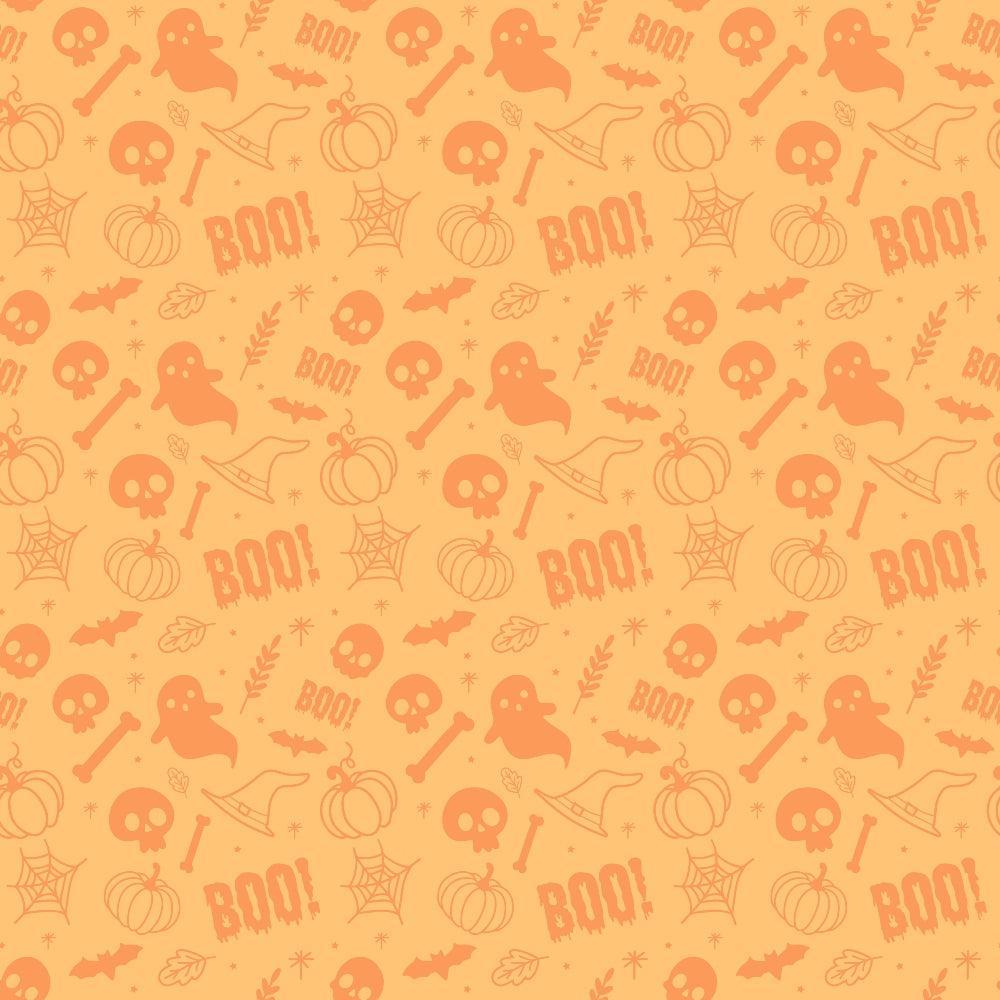 Small Pink Halloween Pattern 4 Quilting Cotton Fabric