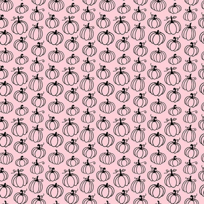 Small Pink Halloween Pattern 5 Quilting Cotton Fabric