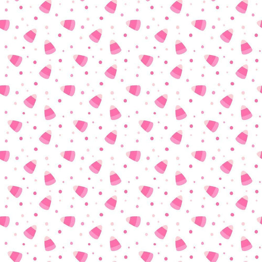 Small Pink Halloween Pattern 6 Quilting Cotton Fabric