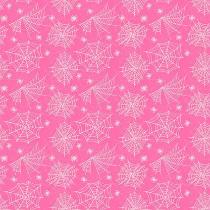 Small Pink Halloween Pattern 13 Quilting Cotton Fabric