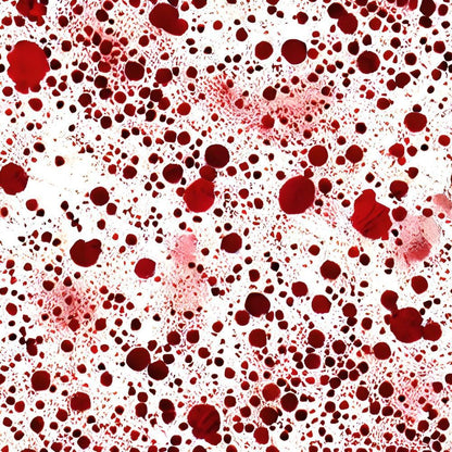 Blood Spatter Pattern 6 Quilting Cotton Fabric
