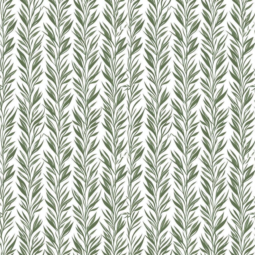 Sage Green Boho Pattern 1 Quilting Cotton Fabric