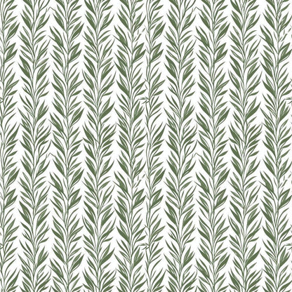 Sage Green Boho Pattern 1 Quilting Cotton Fabric