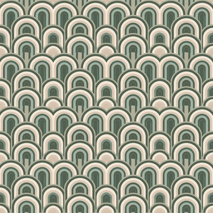 Sage Green Boho Pattern 6 Quilting Cotton Fabric