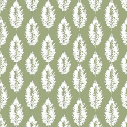 Sage Green Boho Pattern 12 Quilting Cotton Fabric