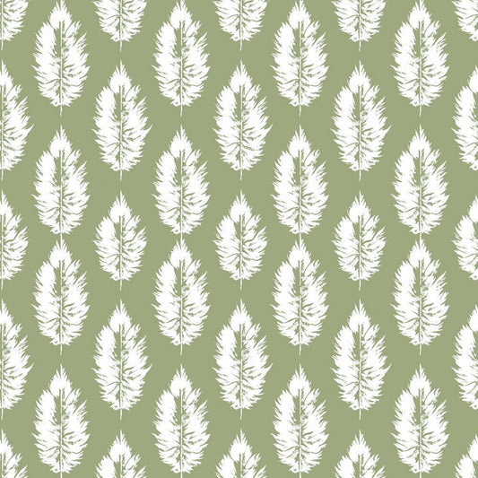 Sage Green Boho Pattern 12 Quilting Cotton Fabric