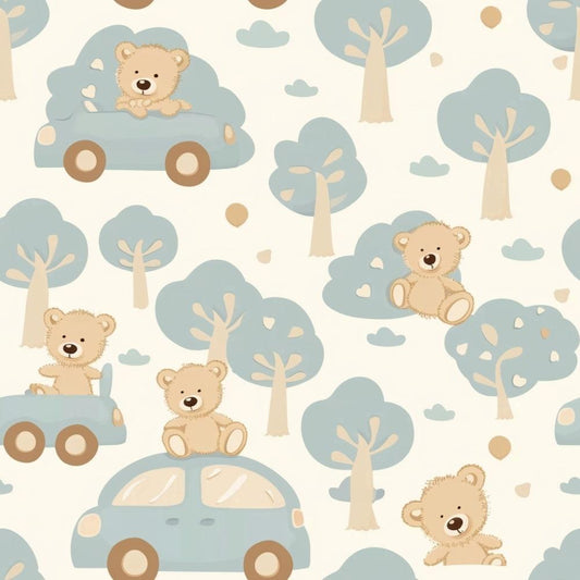 Pastel Baby Pattern 1 Quilting Cotton Fabric
