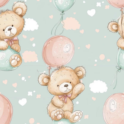 Pastel Baby Pattern 2 Quilting Cotton Fabric