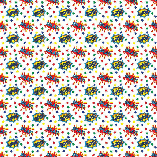 Superhero Pattern 1 Quilting Cotton Fabric