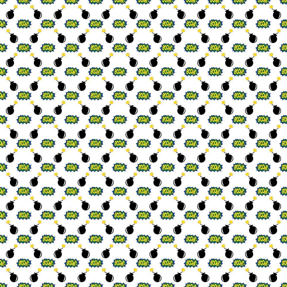 Superhero Pattern 2 Quilting Cotton Fabric