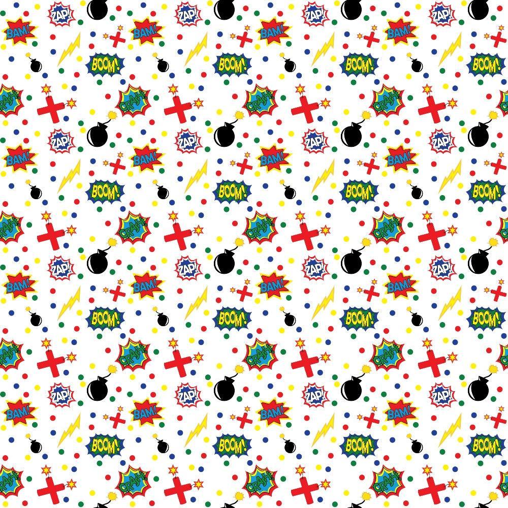 Superhero Pattern 4 Quilting Cotton Fabric