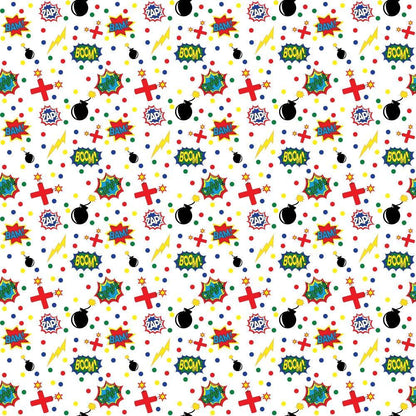 Superhero Pattern 4 Quilting Cotton Fabric