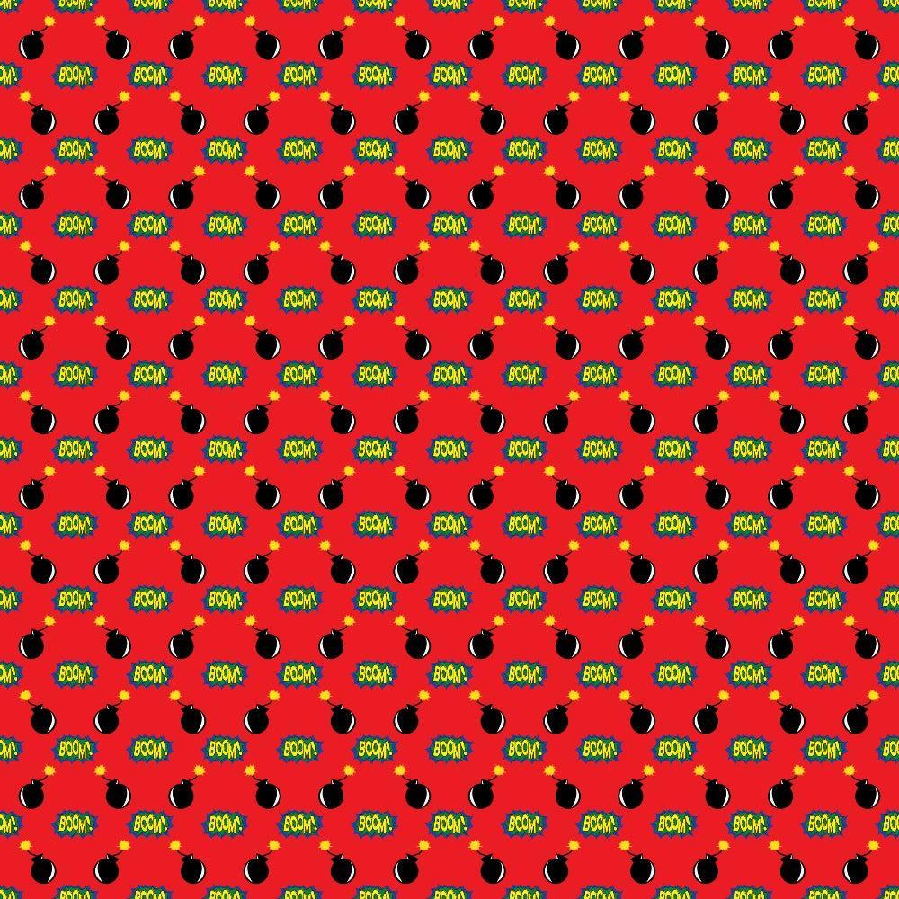 Superhero Pattern 6 Quilting Cotton Fabric