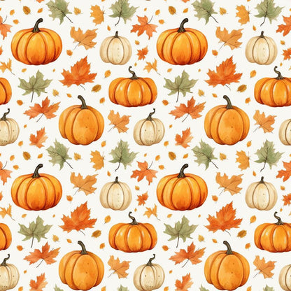 Vintage Autumn Pattern 2 Quilting Cotton Fabric