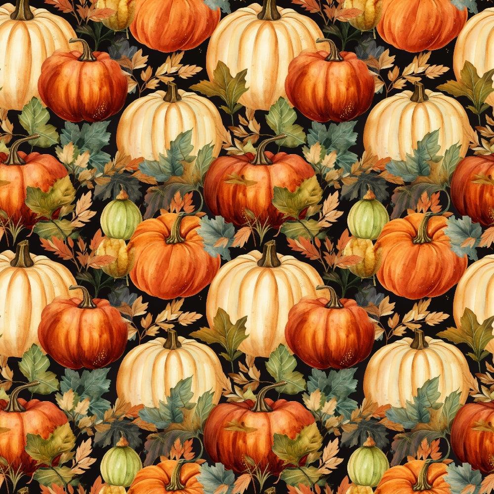 Vintage Autumn Pattern 3 Quilting Cotton Fabric
