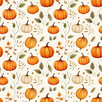 Vintage Autumn Pattern 4 Quilting Cotton Fabric