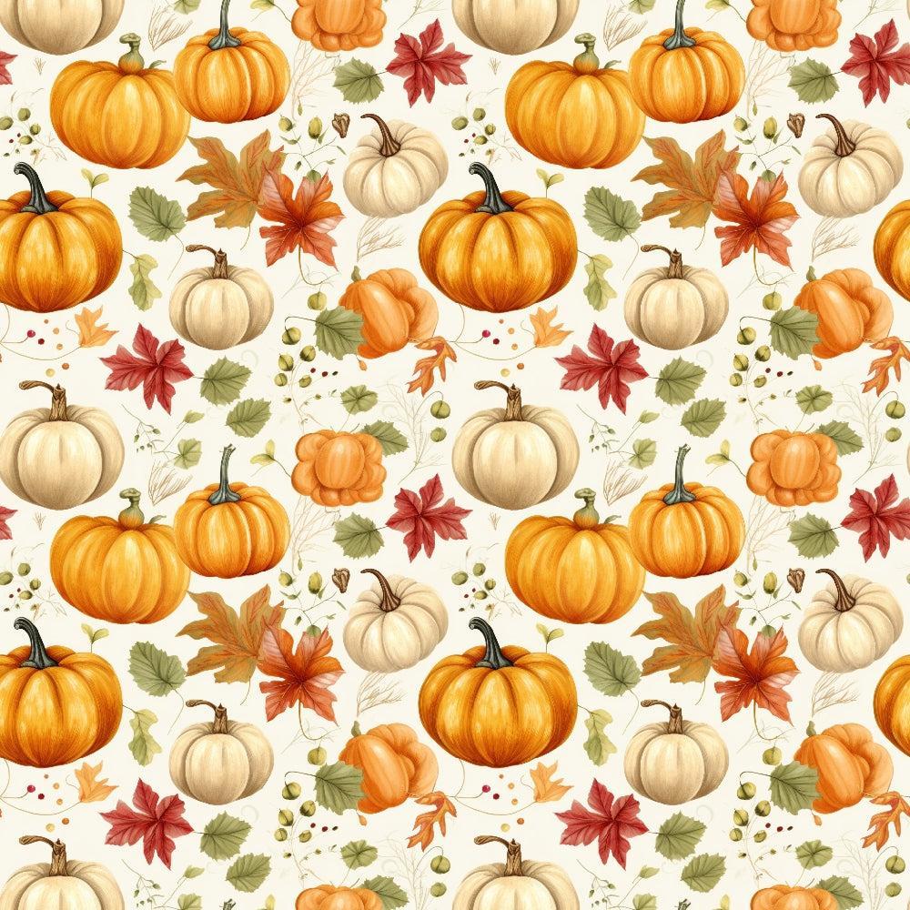 Vintage Autumn Pattern 5 Quilting Cotton Fabric
