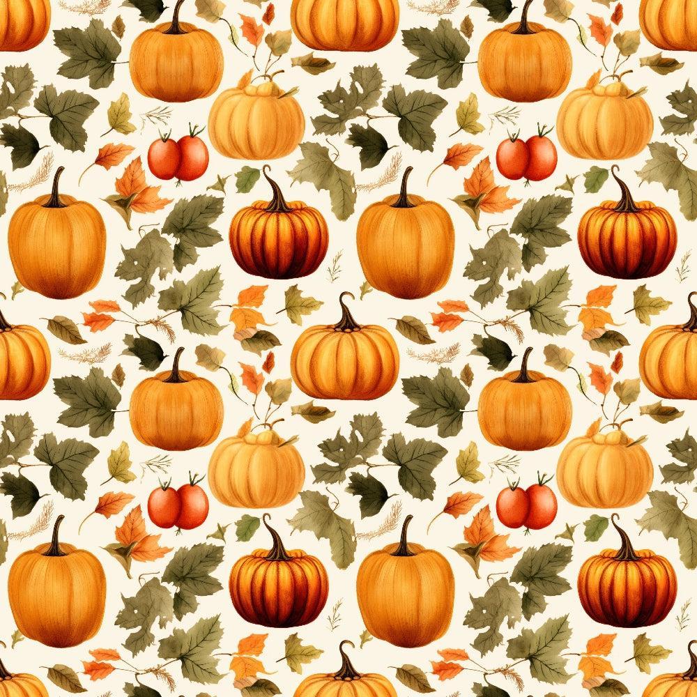 Vintage Autumn Pattern 6 Quilting Cotton Fabric