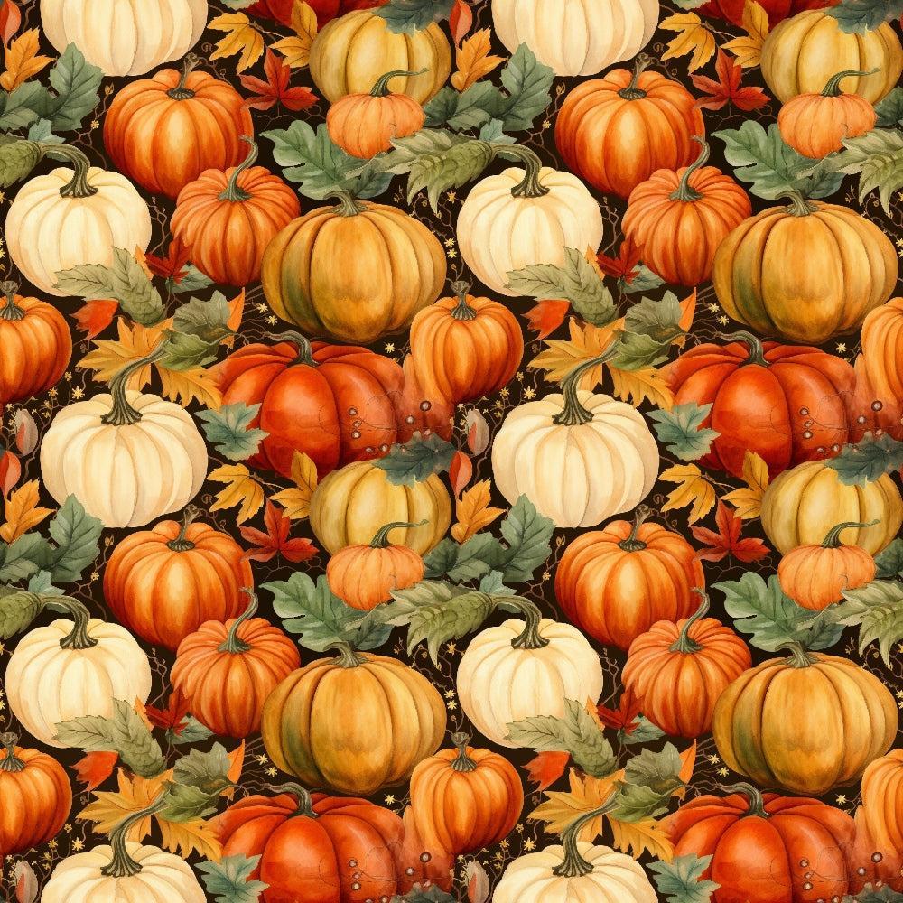Vintage Autumn Pattern 7 Quilting Cotton Fabric