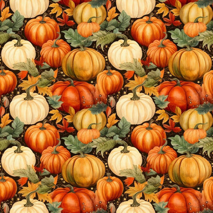 Vintage Autumn Pattern 7 Quilting Cotton Fabric