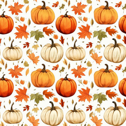 Vintage Autumn Pattern 8 Quilting Cotton Fabric