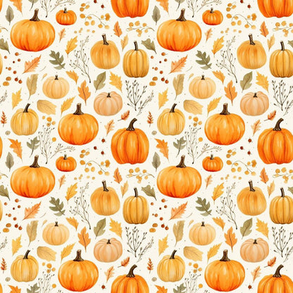 Vintage Autumn Pattern 9 Quilting Cotton Fabric