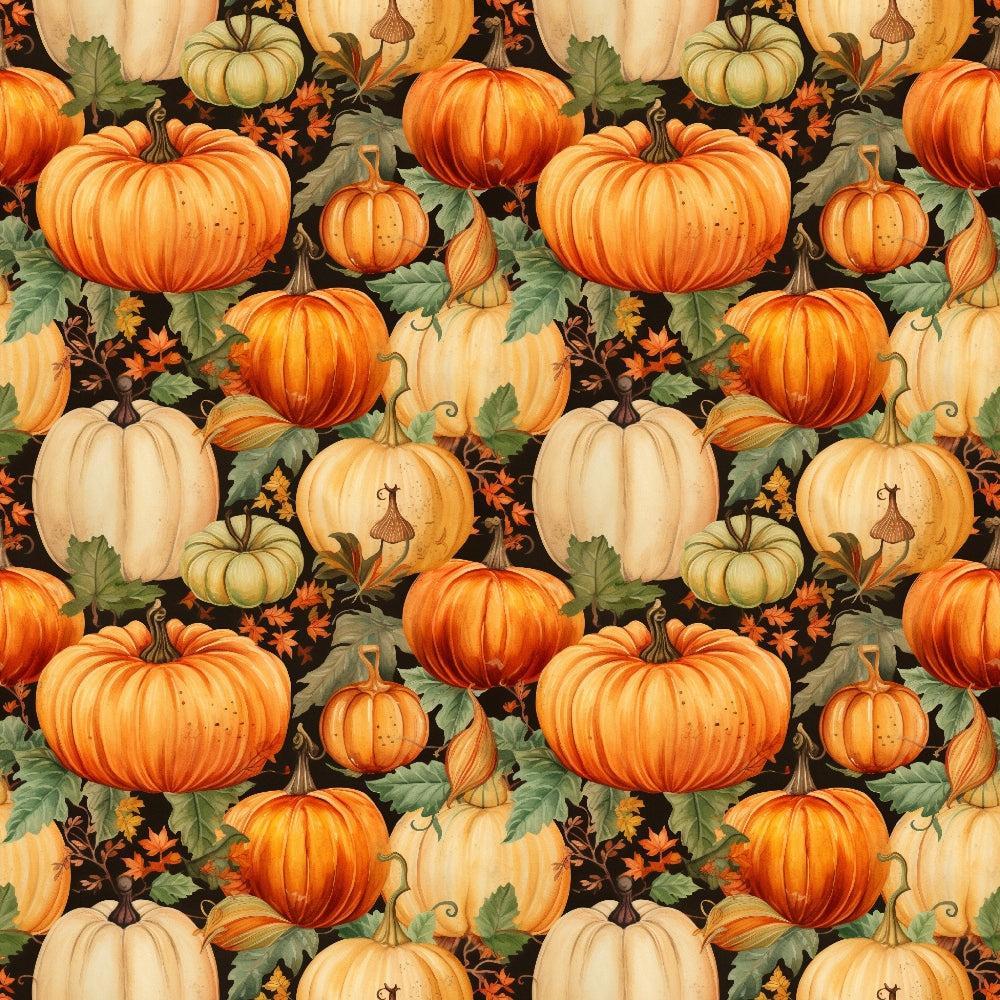 Vintage Autumn Pattern 18 Quilting Cotton Fabric