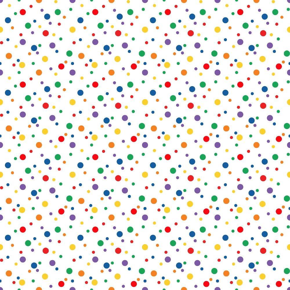 Confetti Dots Pattern 3 Quilting Cotton Fabric