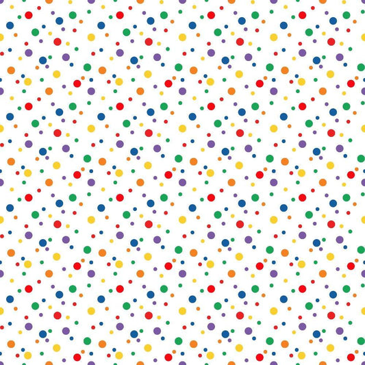 Confetti Dots Pattern 3 Quilting Cotton Fabric
